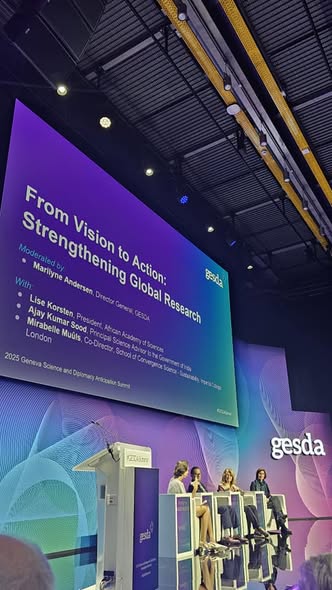 Principal Scientific Adviser to Government of India, shared his thoughts as a panelist at the opening plenary session of GESDA in Geneva on 15 Oct2025
